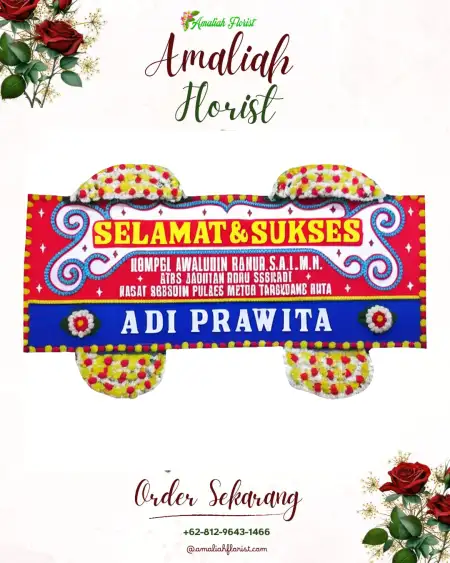 Papan Bunga Ucapan Selamat Moodu